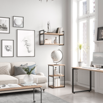 Полка настенная (2 уровня)